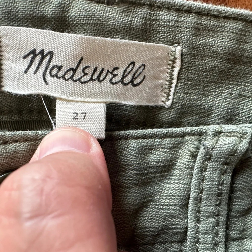 Madewell Olive Green Baggy Trouser Pants size 27 - Picture 4 of 4